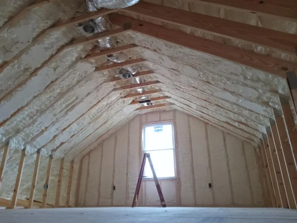 Spray foam roofing application for Crawl Space Insulation project in La Grange Park